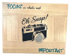 Minolta Super 3 Circuit 35mm Camera FANS Must Have Chalk Wall Art NEW 