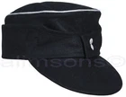 WW2 German Panzer Officer Black M43 Military Ski Cap Reproduction in Black Wool