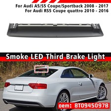 Schwarz Dritte Bremsleuchte 3.Bremslicht Zusatzbremsleuchte für Audi A5 8T 08-17