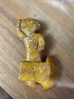 VINTAGE — Stone Axe With Animal Handle — Ram — photo 1