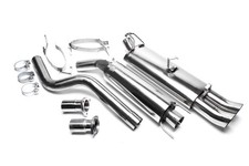 Auspuffanlage 2x76mm DTM, Opel Astra  F, 91-98, Opel Kadett  E, 84-91