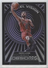 2021-22 Panini Obsidian Tunnel Vision Electric Etch Purple 68/75 Zach LaVine hs9