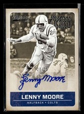 2016 Panini Classics Lenny Moore Instant Classics Autograph Auto /25 UX7888