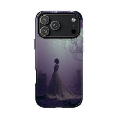 Phone Ink - iPhone/Galaxy/Pixel - Tough Case - Ghostly Bride Gothic Graveyard