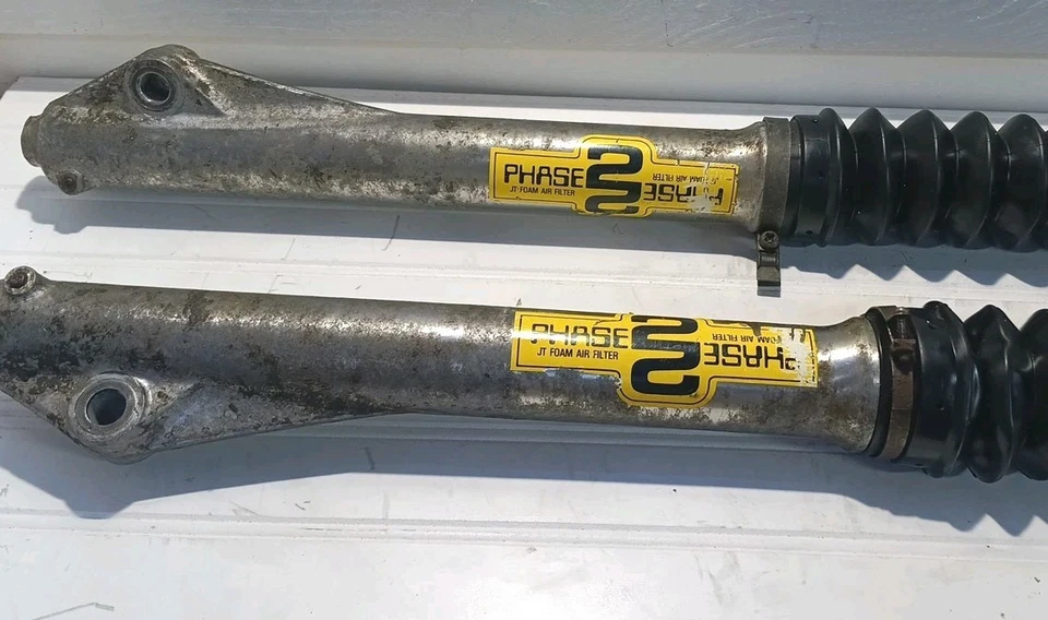 1977 - 1981 YAMAHA YZ250 YZ 250 RARE  VINTAGE FORKS SUSPENSION 36MM - Image 2 of 4