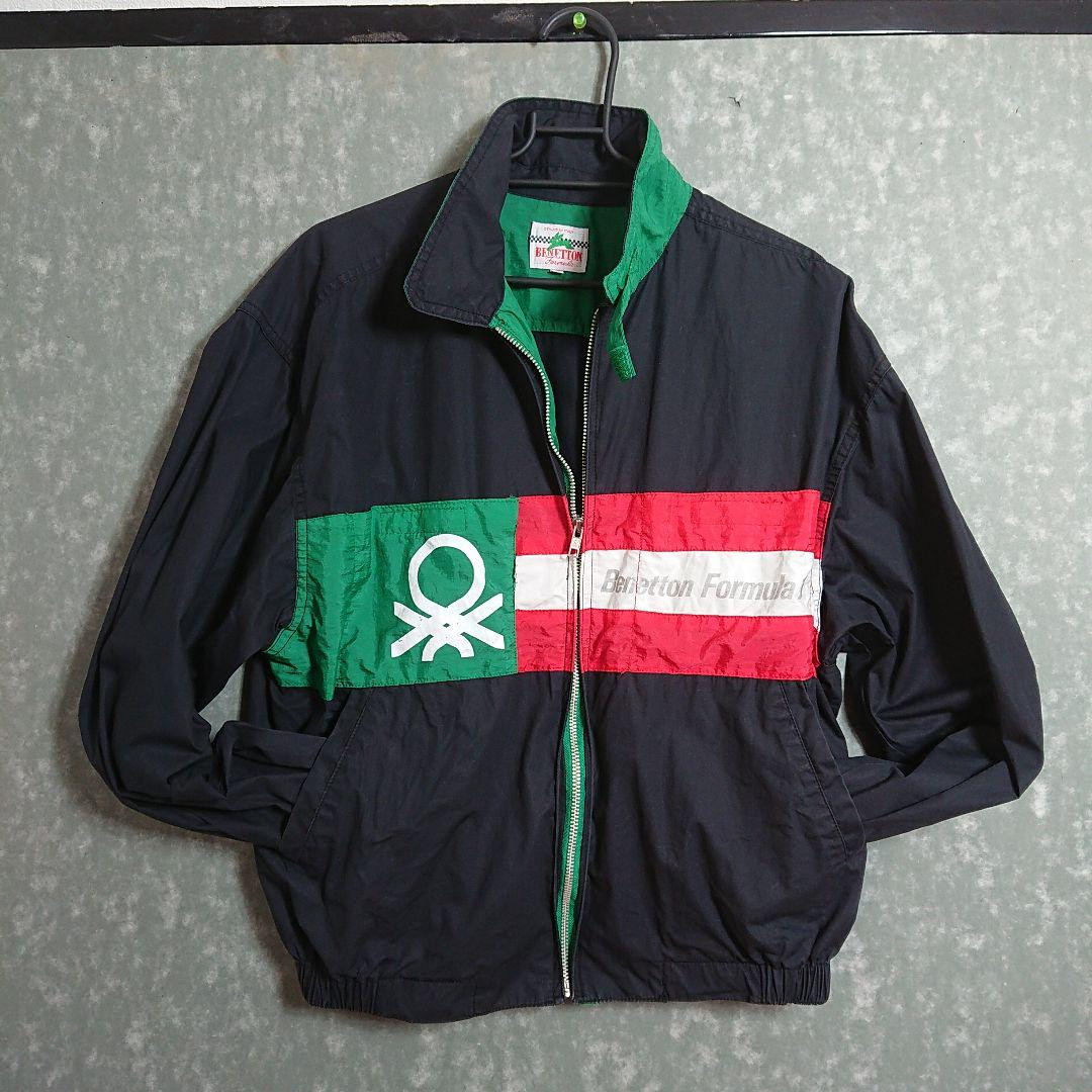 ジャケット・アウター 90s Benetton f1 racing jacket Vintage 90's Benetton Formula 1 Racing Team Jacket Autopolis