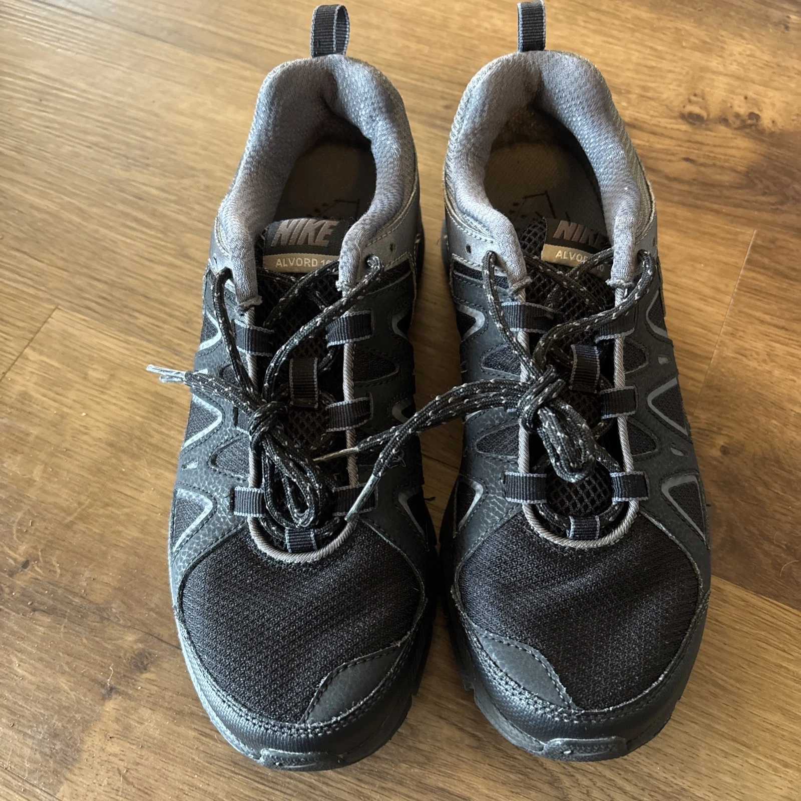 Nike Air Trail Alford 10 Shoes Mens Size 8.5 Black Trail Running 511233
