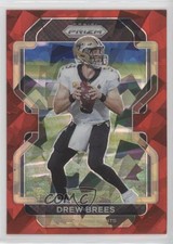 2021 Panini Prizm Red Ice Prizm Drew Brees #309 fm0