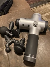 Hyperice Hypervolt Silver Bluetooth Percussion Massage Gun Device Set No Cord