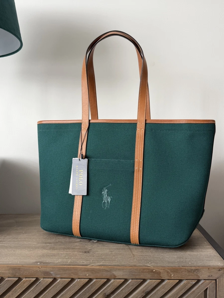 Polo Ralph Lauren Canvas Exterior Tote Bags & Handbags for Women