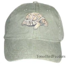 Tortoise Embroidered Cotton Cap NEW 