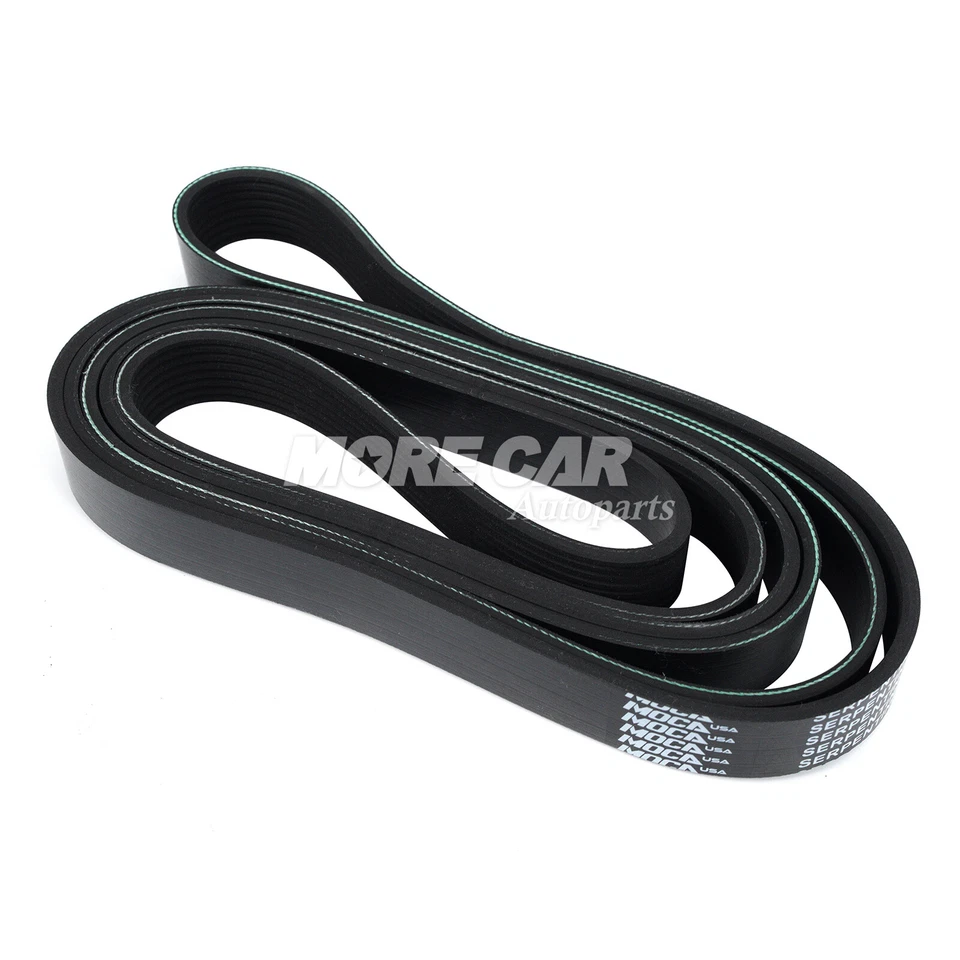 Cinturón Serpentine 8PK2910 para 02-04 Mercedes-Benz C32 SLK32 AMG 05-06 Crossfire Foto 3 de 4