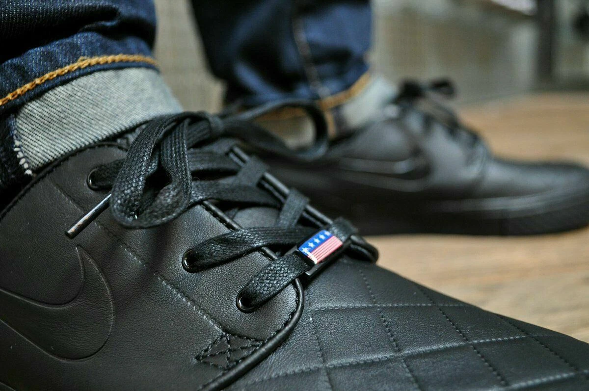 Nike Zoom Janoski Elite SBXFB Leather 833600 006 Trainers Black US 7 EUR 40 UK 6
