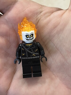 Lego Ghost Rider Minifigure Marvel Super Heroes 76058 sh267 Johnny