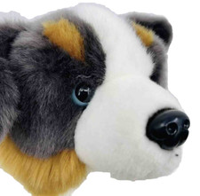NEW Australian Shepherd Dog Plush Miyoni by Aurora-15.5" With tags