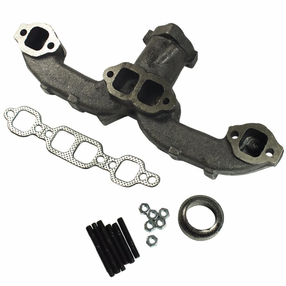 Nuevo juego de 2 pares de colectores de escape izquierdo y derecho para camioneta Chevy GMC Foto 4 de 4