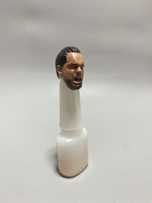 Custom Realistic Looking Chris Benoit Head for WWE Mattel Elite Ultimate & Basic