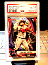 2024 Bowman's Best Wilyer Abreu Refractor Rookie #15 Gem Mt. 10 