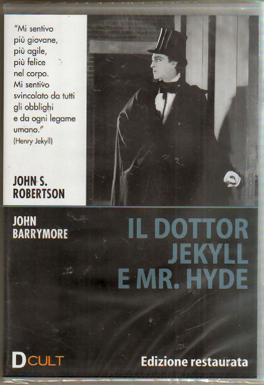 L DOTTOR JEKYLL E MR. HYDE - Ediz. Restaurata di J.S.Robertson - DVD NUOVO