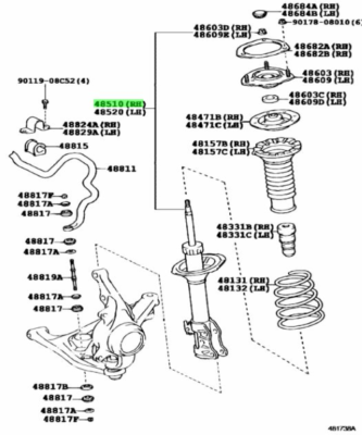 マーク様 TOYOTA SIENTA ABSORBER SHOCK FRONT Genuine JDM OEM 48510-59845 | eBay