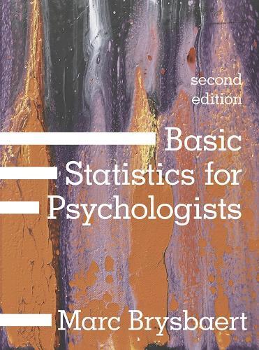 Thumbnail - Marc Brysbaert Basic Statistics For Psychologists (taschenbuch)