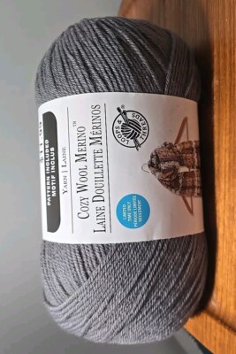 COZY WOOL MERINO by Loops&Threads 410yds 5.3oz/150g Gray