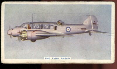 Großbritannien Tabakkarte, UK Greys, Aircraft, 1938, Avro Anson, #6