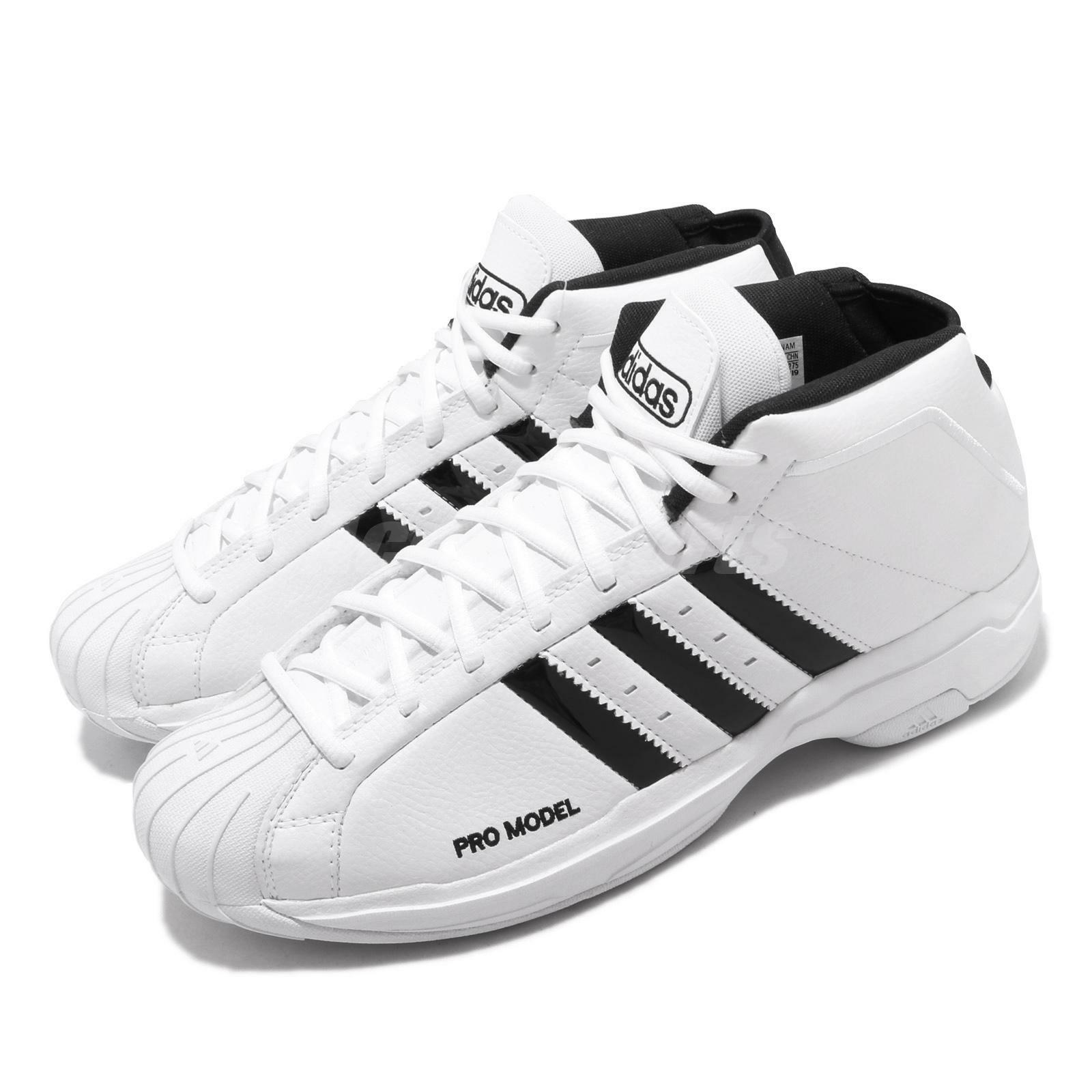 adidas Pro Model 2G White Black 2020 Retro Men Basketball Shoes Sneakers  FW4344 - Shopping.com