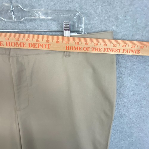 Flynn O'Hara Uniform Pants Girls 45.5x32 Khaki 27J Wrinkle Resistant 15-Flat - Picture 5 of 17
