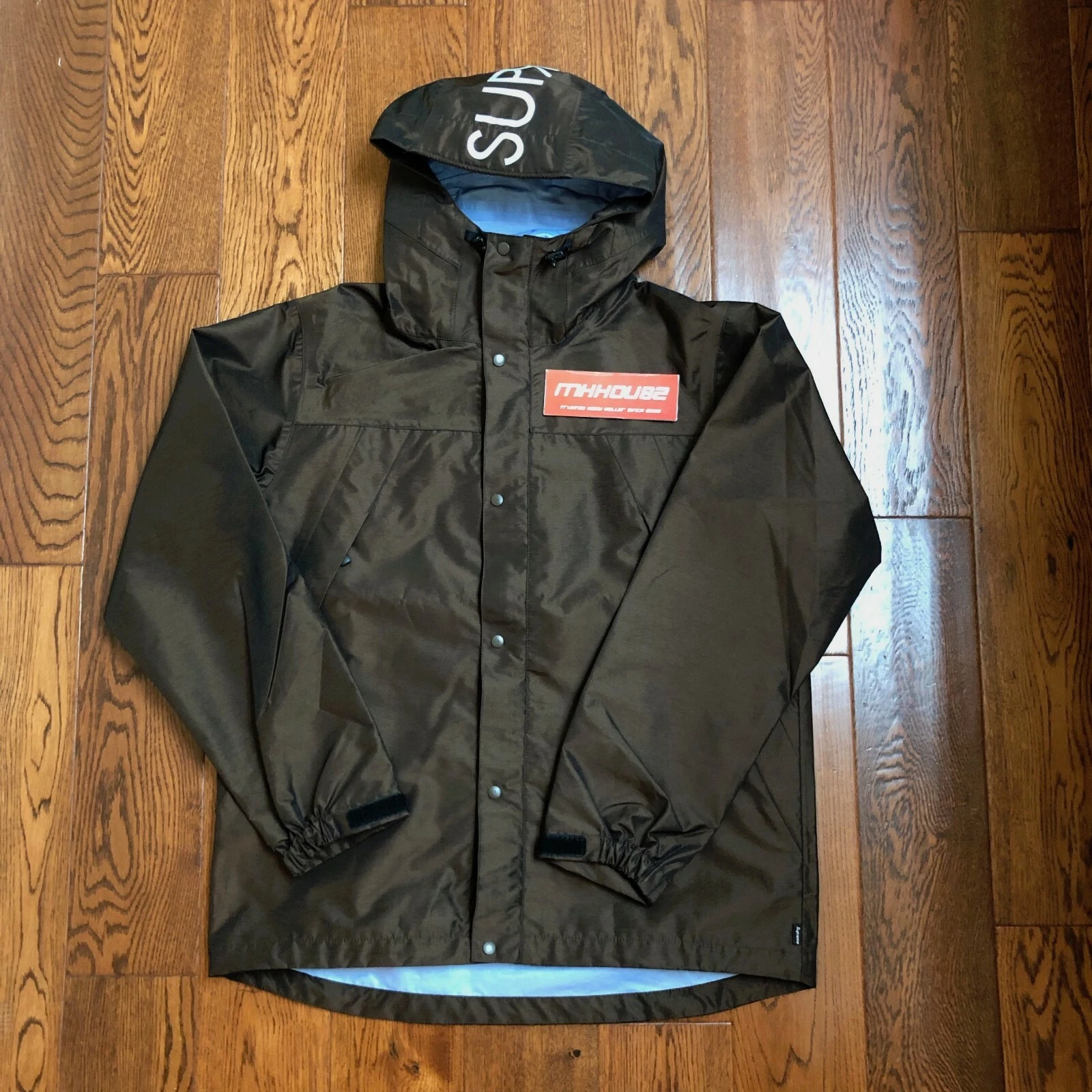 Neuf veste vintage Supreme irisée collée cousue marron FW 2013 taille M