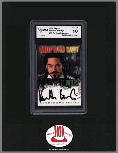 Wild Wild West Kenneth Branagh Auto | Skybox 1999 GMA Graded 10 Orient Express - 第 1/1 張圖片