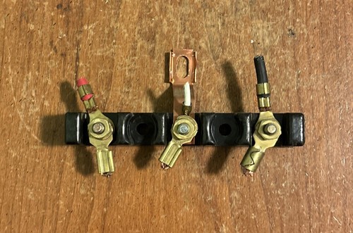OEM Genuine Whirlpool Range Terminal Block, 4449868, WP8203546, 0306378, 258076