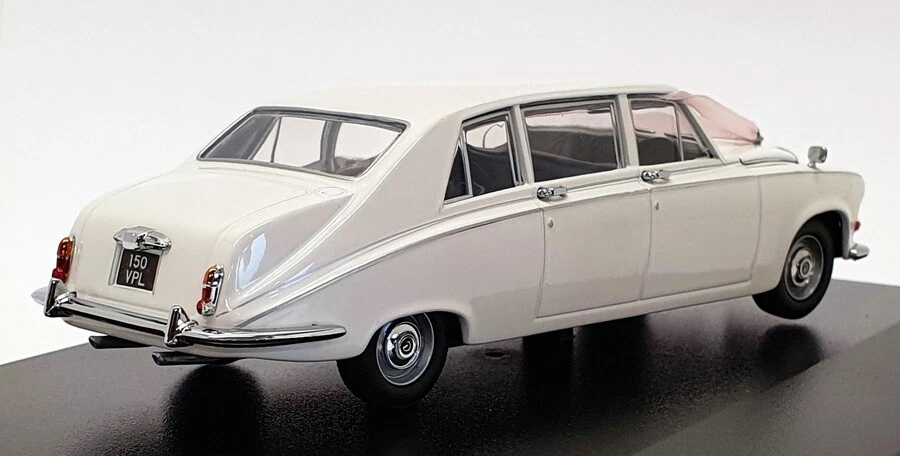 Oxford Diecast 1/43 Scale DS001W - Daimler DS420 Wedding Car - White - Photo 2/4