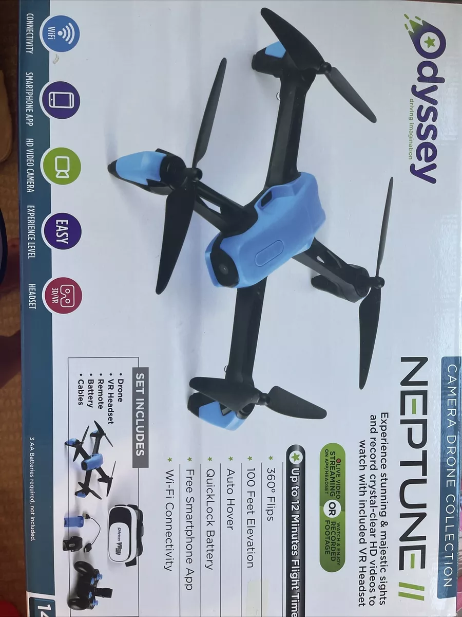 Odyssey Neptune 2 HD Camera Drone w VR Headset eBay