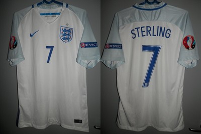 SHIRT ENGLAND STERLING UEFA EURO 2016 JERSEY TRIKOT ...