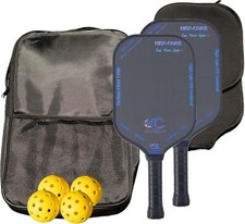 Pickleball Paddle Set T700 Friction Carbon Fiber Paddles, USAPA Approved