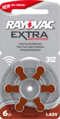 Rayovac Hörgerätebatterien Hörgeräte Knopfzelle 312 PR48 312A 312H 312AE HA312