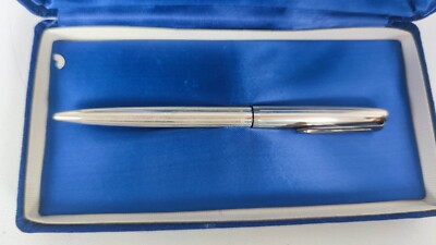 PENNA A SFERA ARGENTO MASSICCIO AURORA INTERNATIONAL EDIZIONE