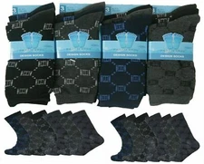 Mens Coloured Design Socks Smart Suit Work Golf Cotton Blend UK 6-11 M768