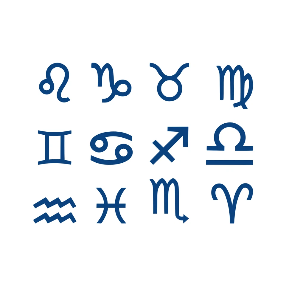 Star Signs Semi Permanent Tattoo Waterproof Lasts 1 - 2 weeks Astrological