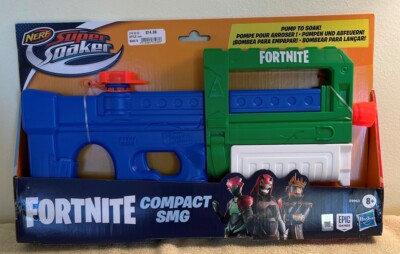 New Hasbro Nerf Super Soaker Fortnite Compact SMG Water Blaster