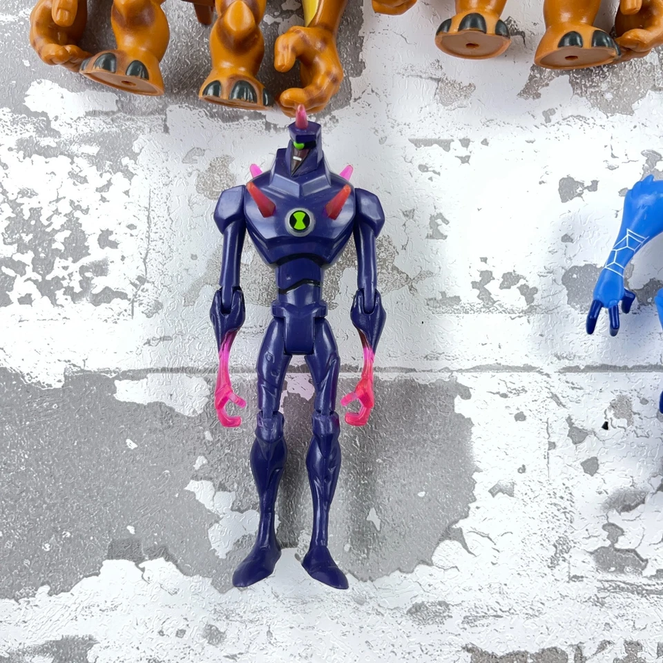 Lote de figuras de acción Ben 10 paquete cuatro brazos de lujo Alien Force 4" 5" Foto 2 de 4