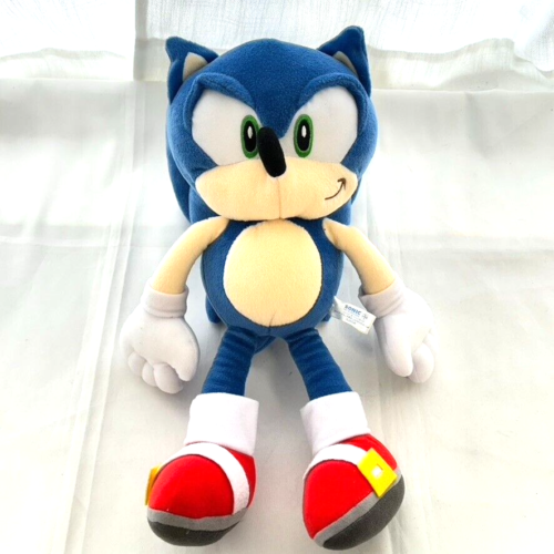 Sonic the Hedgehog Blue Joypolis super jumbo Plush Doll Toy Figure SEGA 380mm JP - Picture 1 of 19