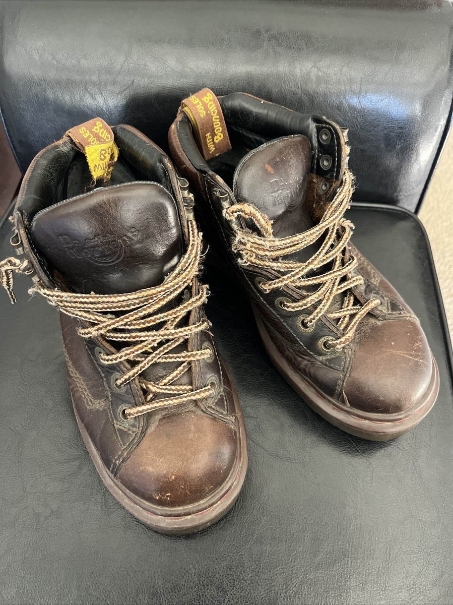 Dr Doc Martens Vintage Brown Padded Ankle Boots 8287 Air  display picture 3