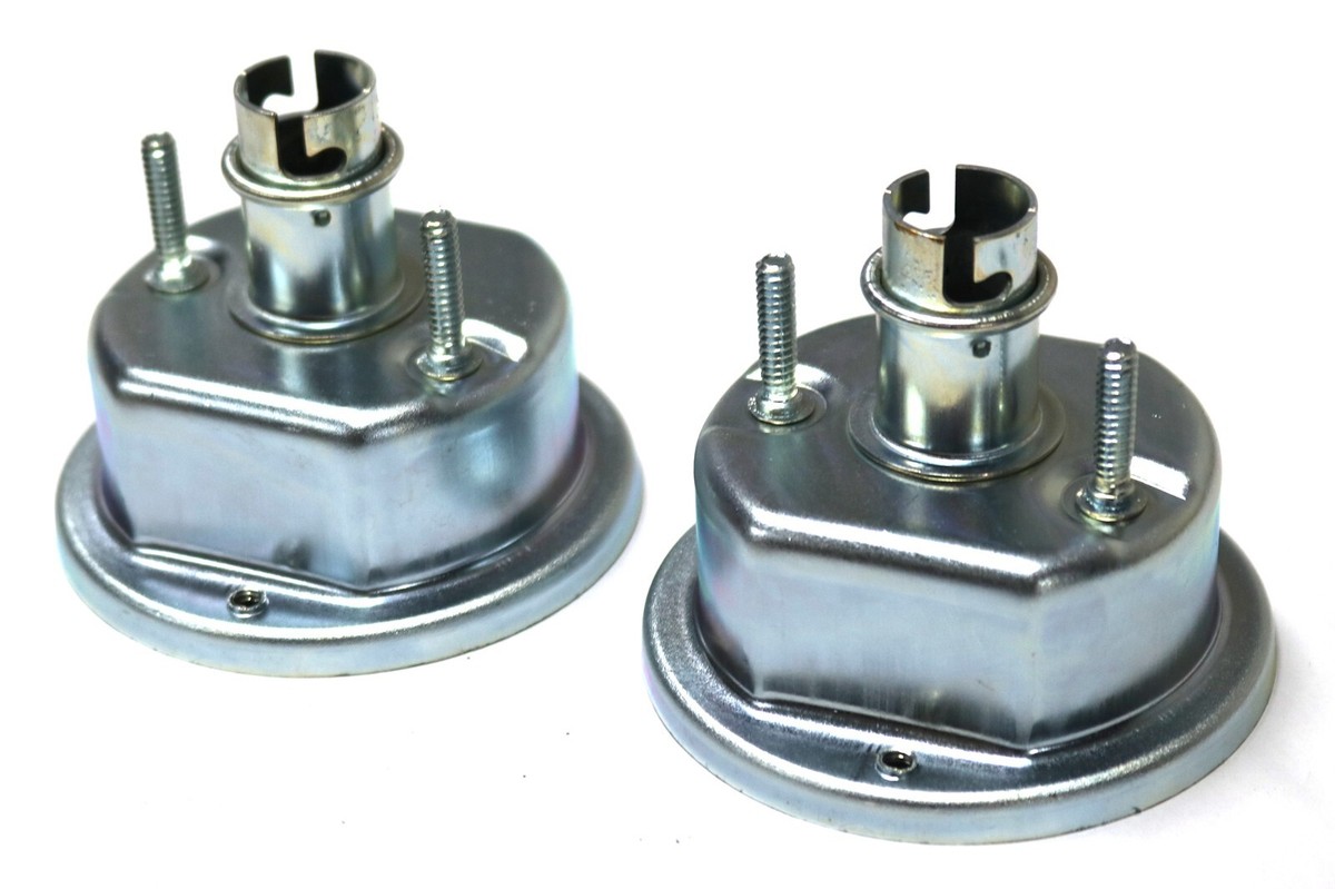 New 6-Pc USA-Made Amber Parking Light Lens Housing & Gasket Set