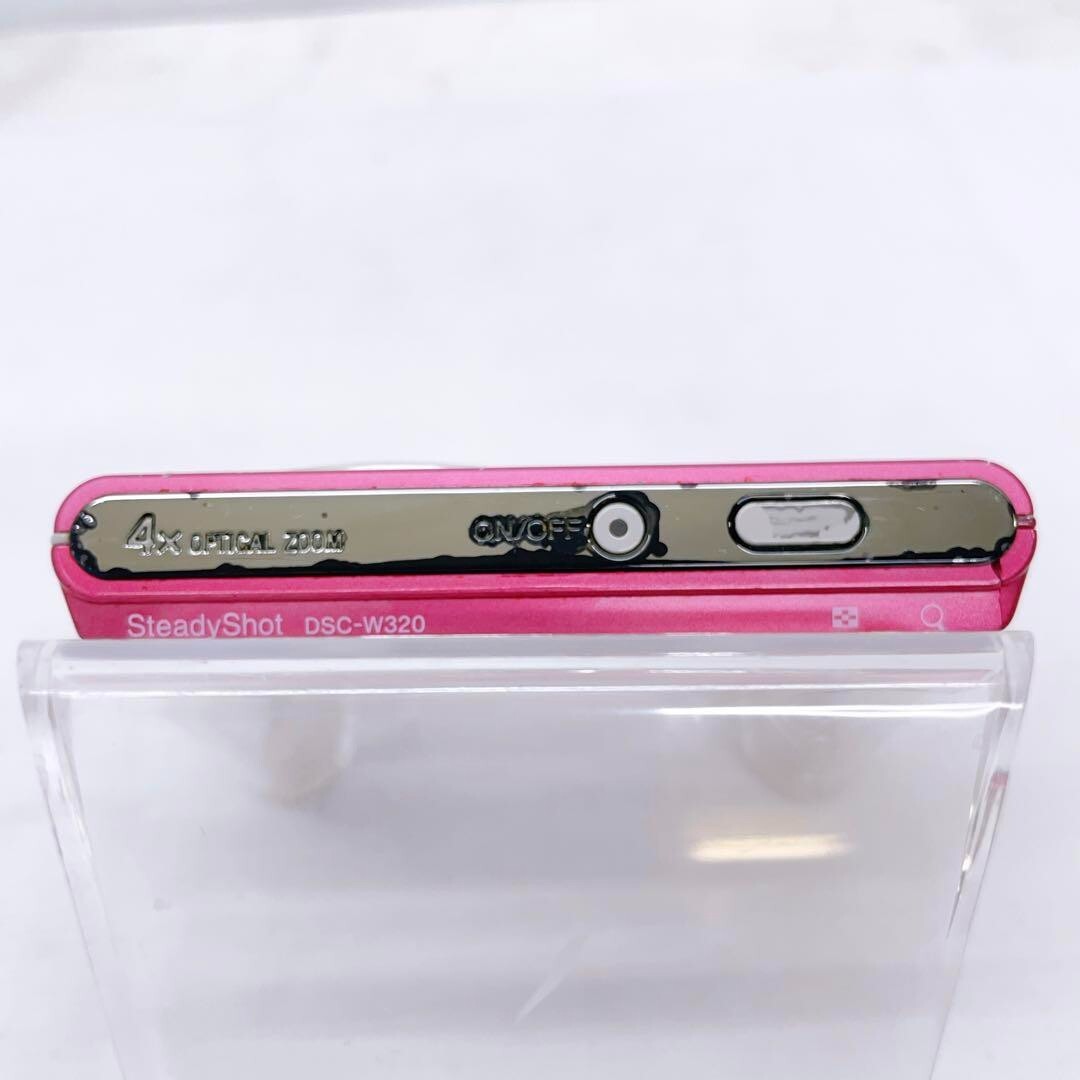 SONY Cyber-shot 14.1メガピクセル ピンク(DSC-W320) SONY Digital Camera Pink Cyber-shot DSC-W320 14.1 MP 3.0x