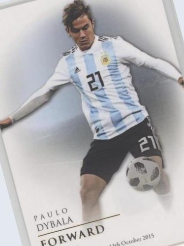 2018-19 Panini FIFA 365 Blue # 217 Paulo Dybala Juventus gold foil