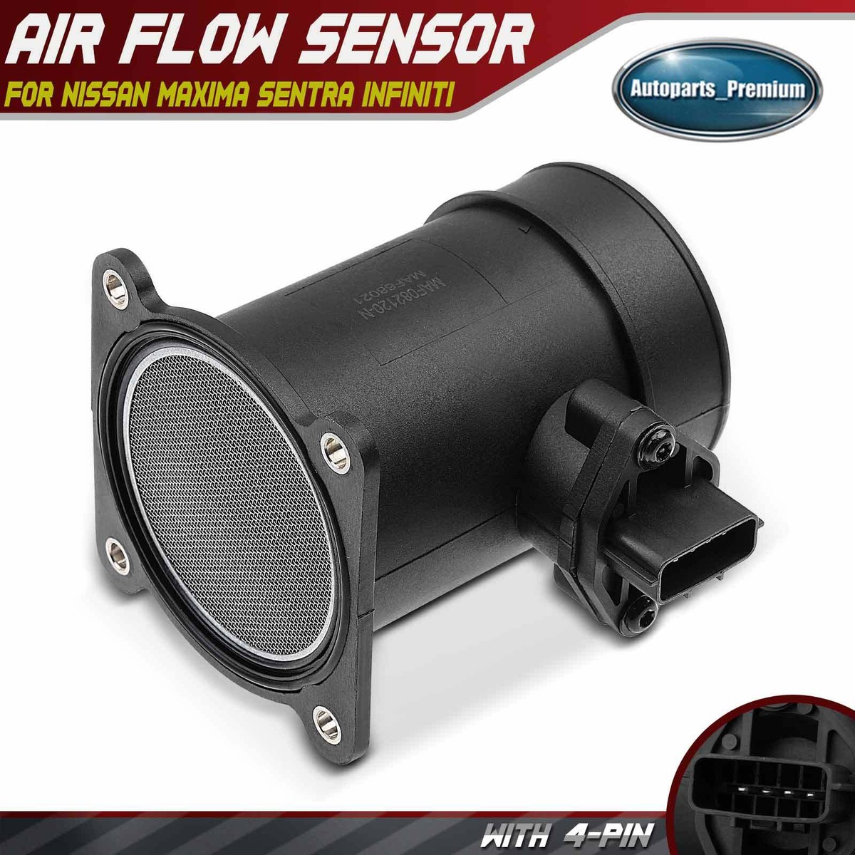 Mass Air Flow Sensor for Nissan Maxima 2000-2003 V6 3.0L 3.5