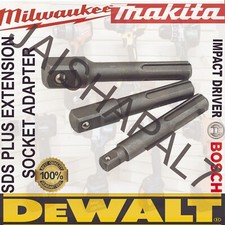 SDS Plus Socket Driver Set 3Pcs for Hammer Drills Fits Hitachi, Hilti, Milwaukee