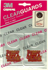 Pussy Wagon Door Handle Lock Scratch Guard Trim Wheel 70s Van Truck Limo Pimp